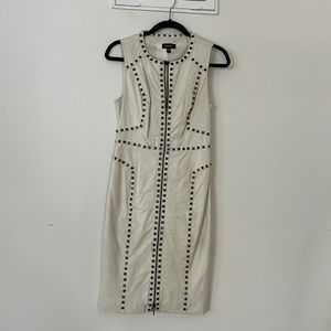 Bebe leather stud dress